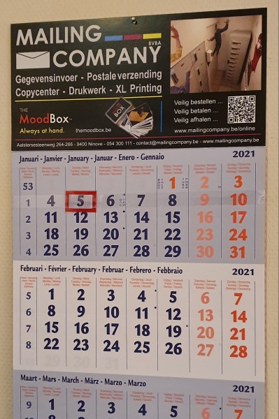 Gratis hangkalender